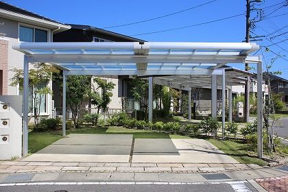 瀬戸市 カーポート工事 三協