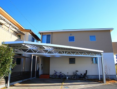 春日井市 セッパンガレージ 変形敷地