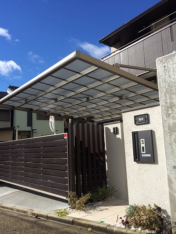 名古屋市 カーポート ガレージゲート工事