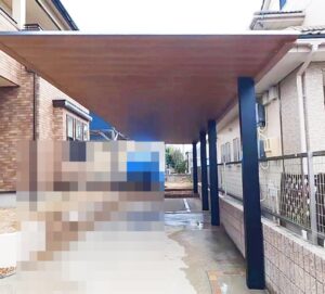 カーポートの完成