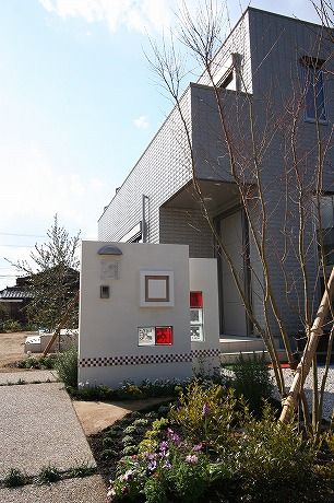 春日井市モダン住宅外構